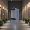 The closed food delivery robot isolates droplets and dust Application Scenario